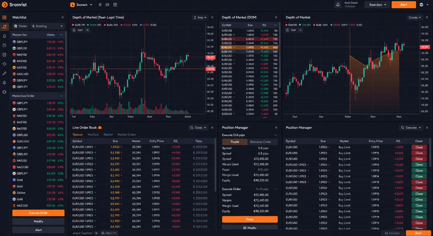 VenturoFX Professional Trading Platform Interface